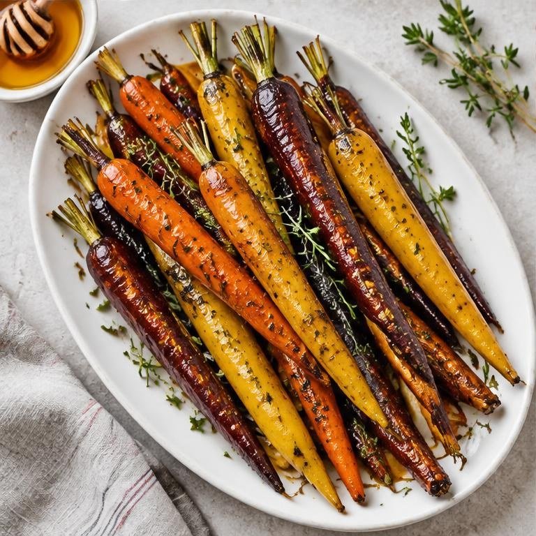 Hot Honey Roasted Carrots (illustrative image)
